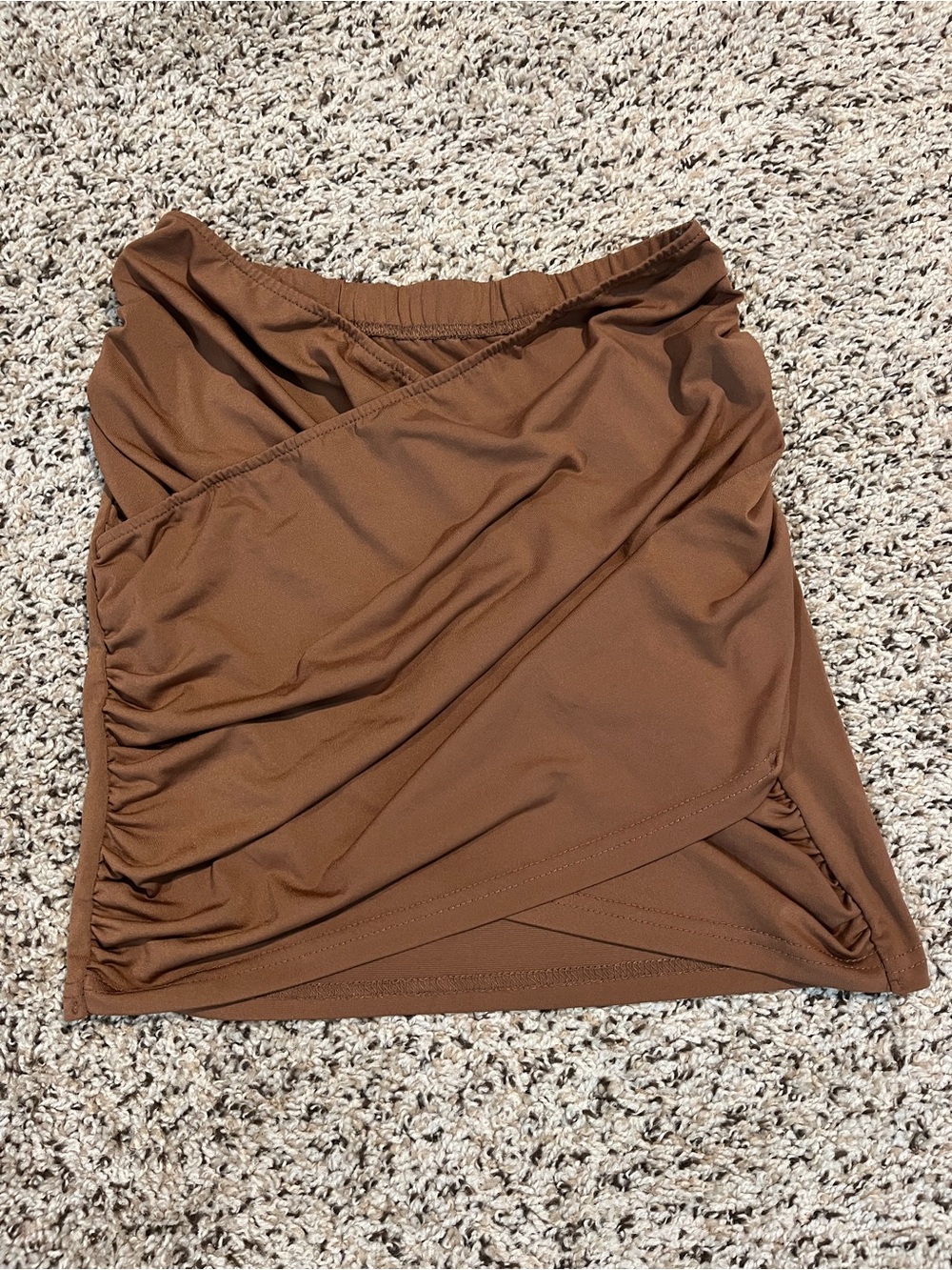 Brown Women's Wrap Skirt